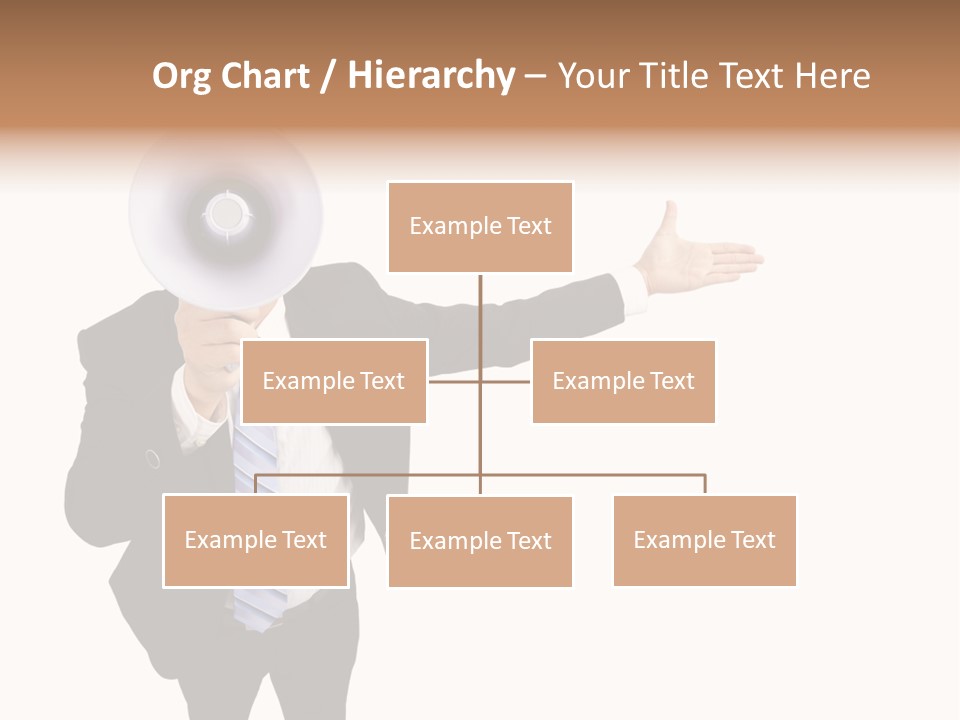 Shouting Speaker Energy PowerPoint Template