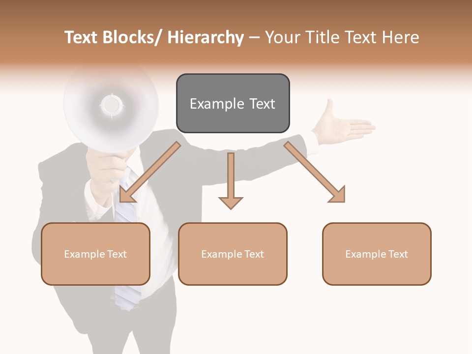 Shouting Speaker Energy PowerPoint Template