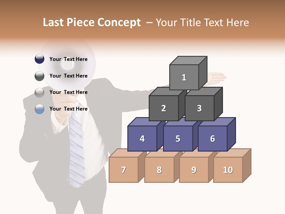 Shouting Speaker Energy PowerPoint Template