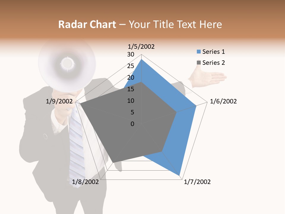 Shouting Speaker Energy PowerPoint Template