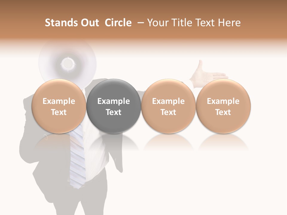 Shouting Speaker Energy PowerPoint Template