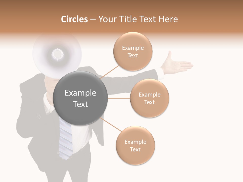 Shouting Speaker Energy PowerPoint Template