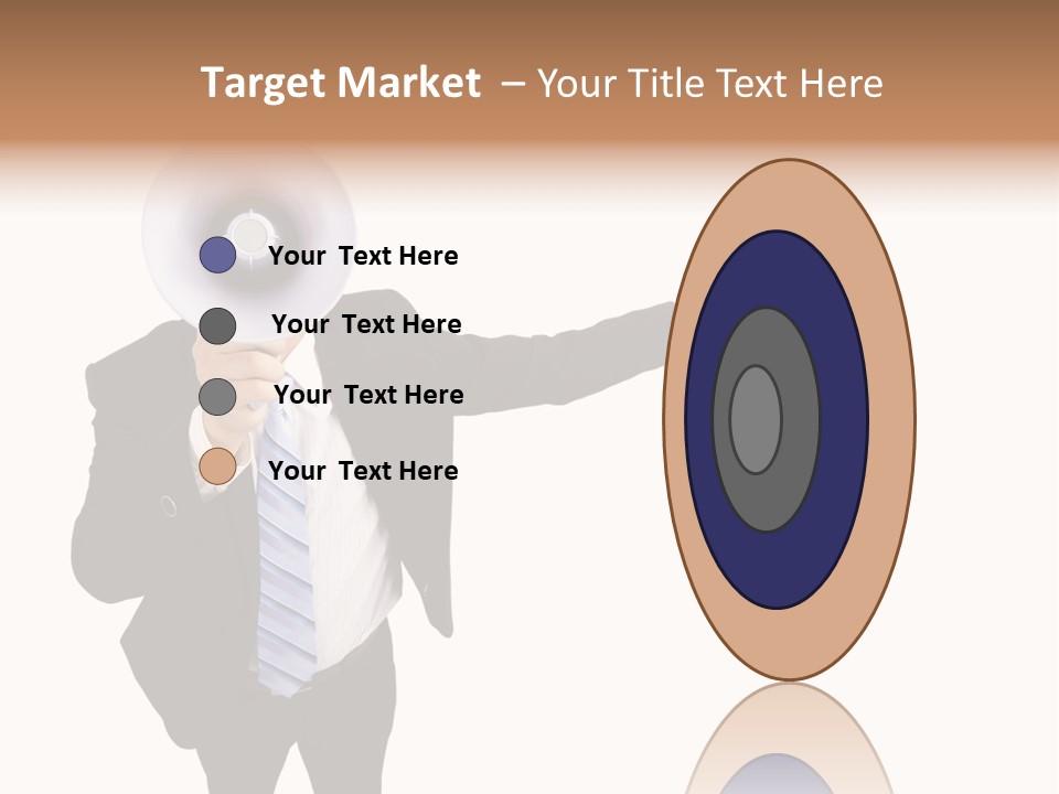 Shouting Speaker Energy PowerPoint Template