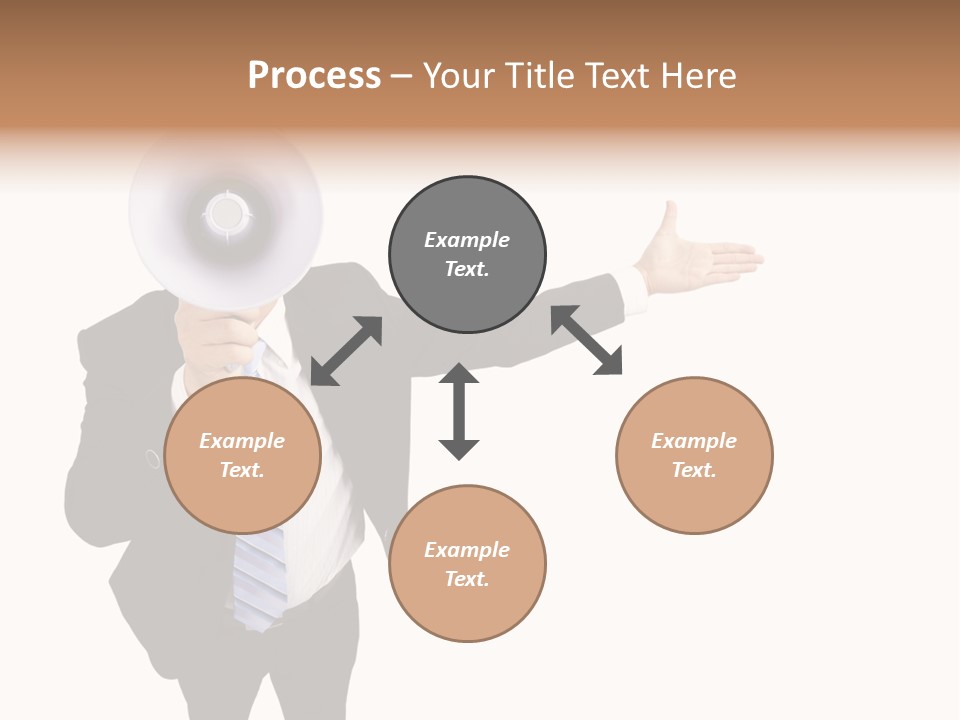Shouting Speaker Energy PowerPoint Template