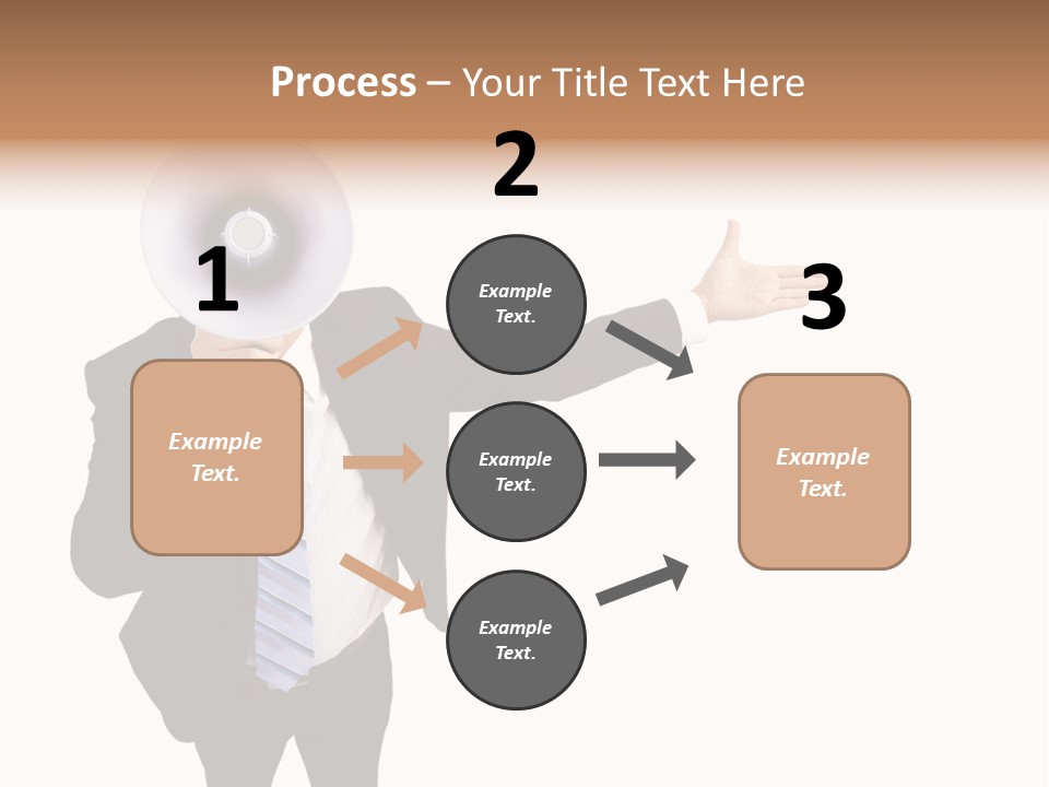 Shouting Speaker Energy PowerPoint Template