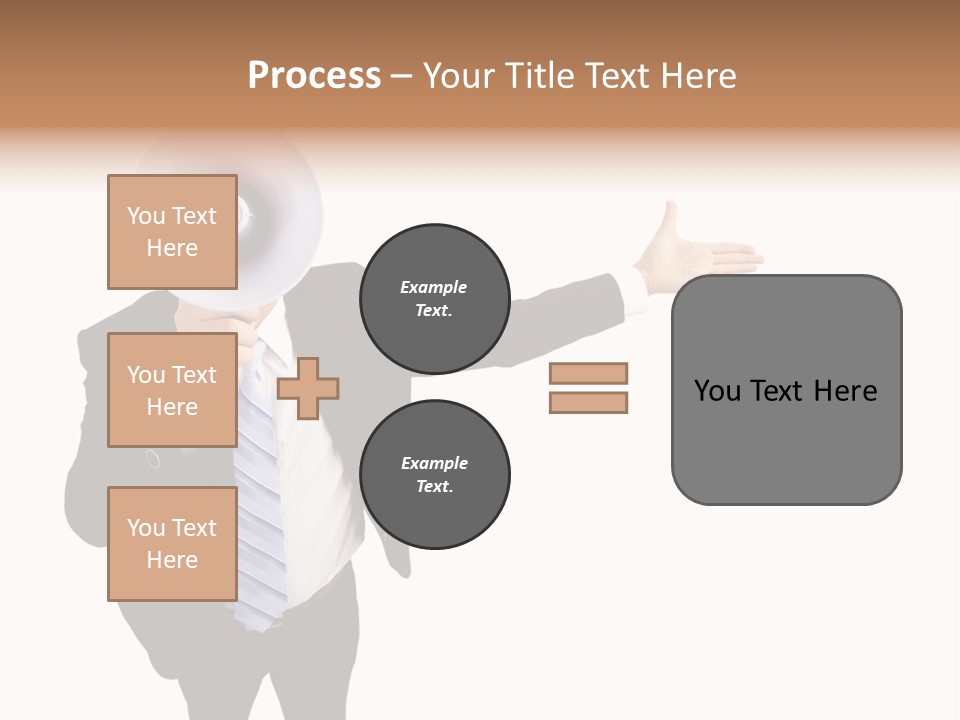 Shouting Speaker Energy PowerPoint Template