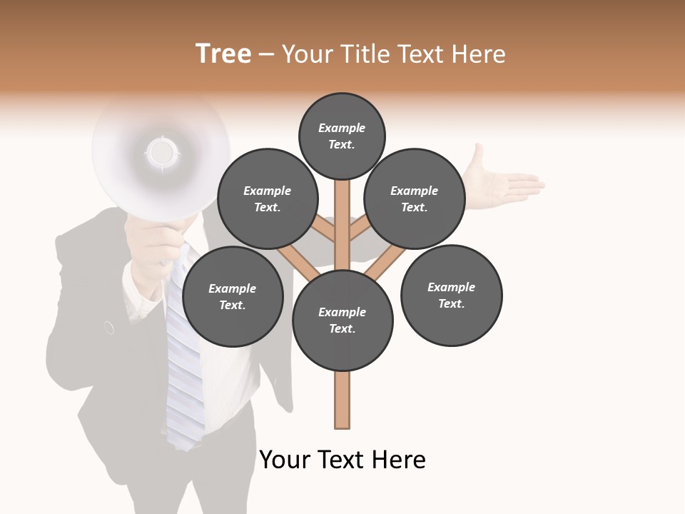 Shouting Speaker Energy PowerPoint Template