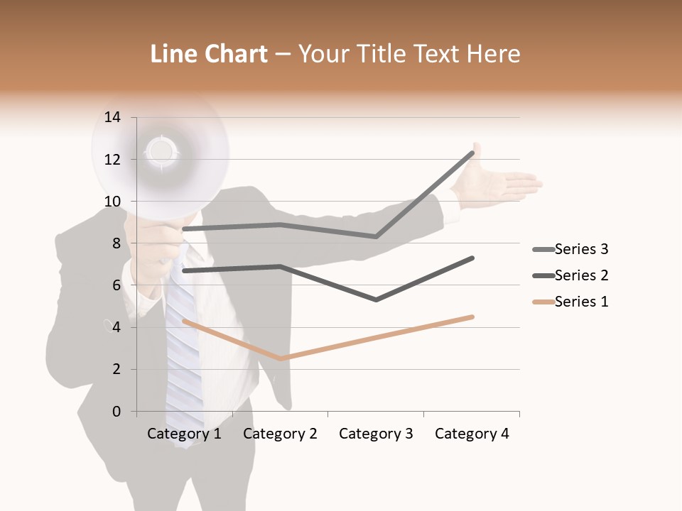 Shouting Speaker Energy PowerPoint Template