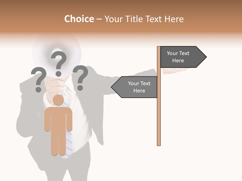 Shouting Speaker Energy PowerPoint Template