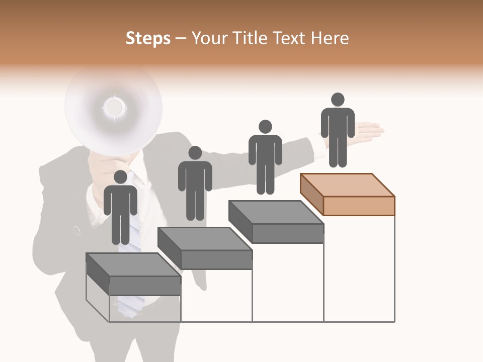 Shouting Speaker Energy PowerPoint Template