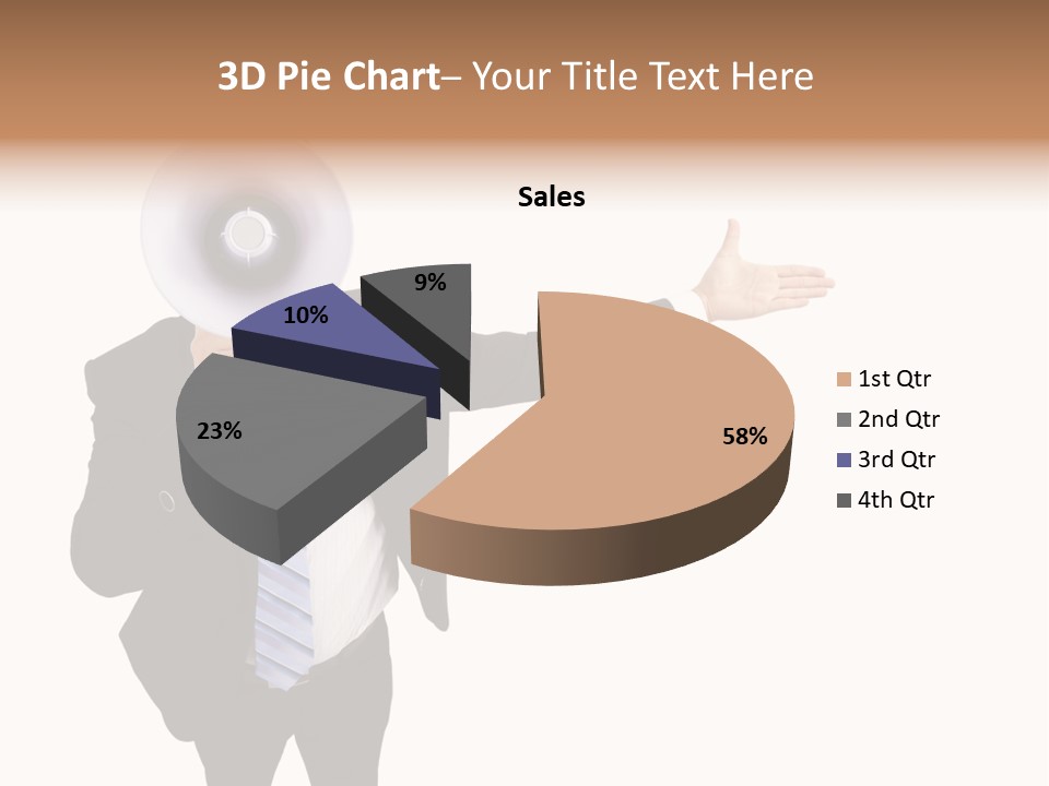 Shouting Speaker Energy PowerPoint Template