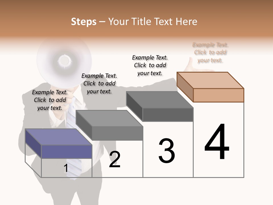 Shouting Speaker Energy PowerPoint Template