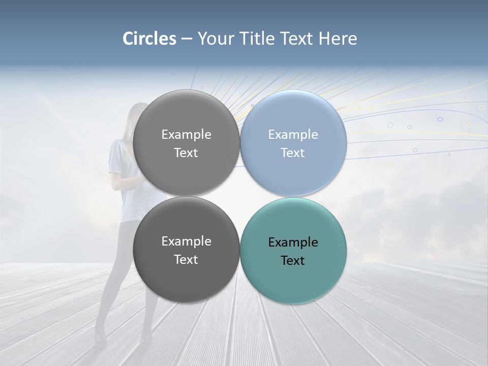 Teen Play Telephone PowerPoint Template