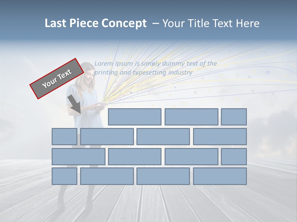 Teen Play Telephone PowerPoint Template