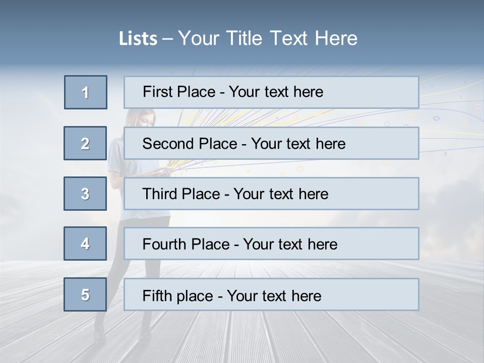 Teen Play Telephone PowerPoint Template