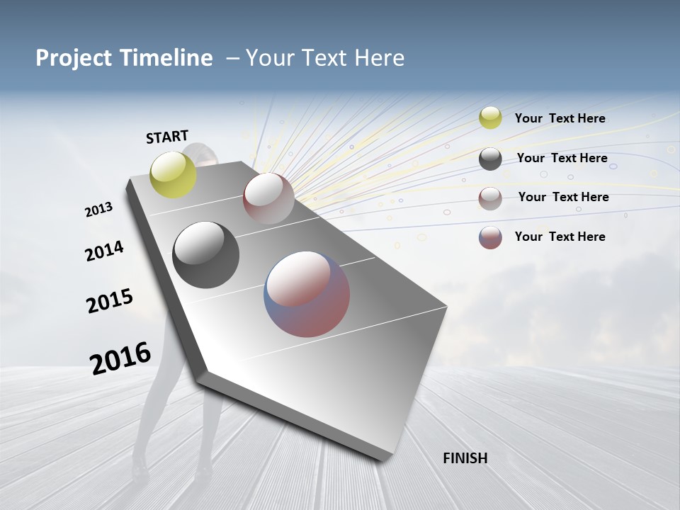 Teen Play Telephone PowerPoint Template