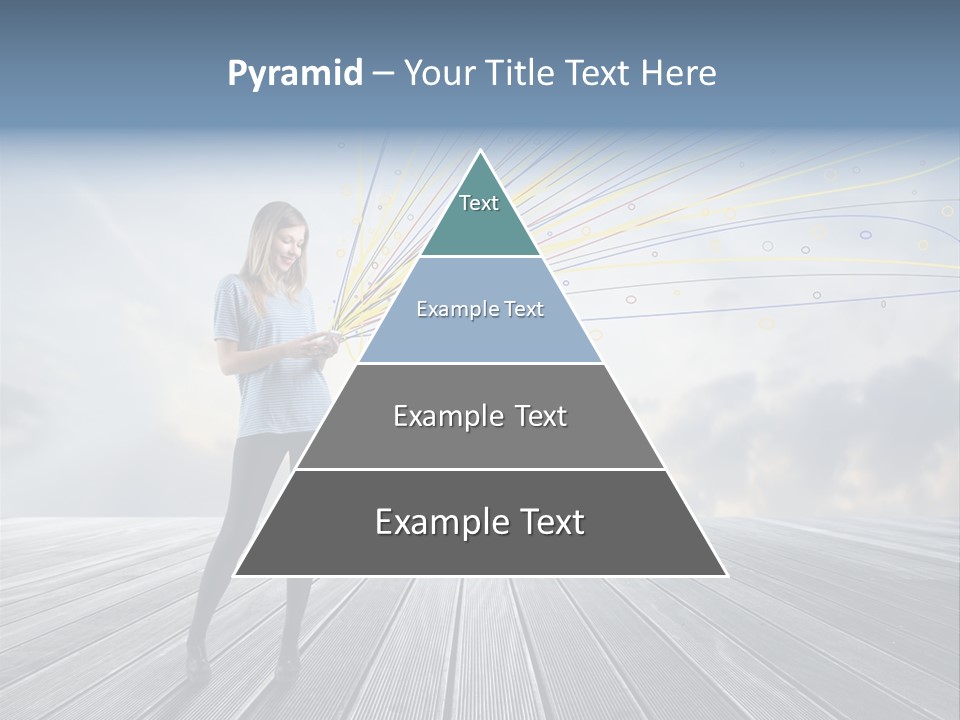 Teen Play Telephone PowerPoint Template