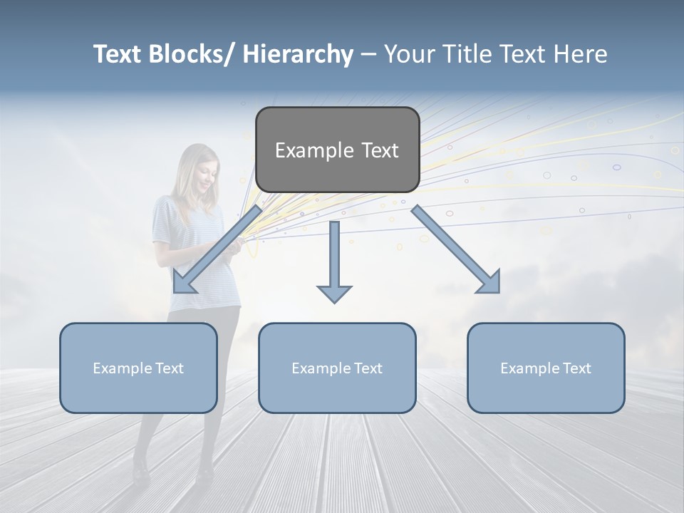 Teen Play Telephone PowerPoint Template