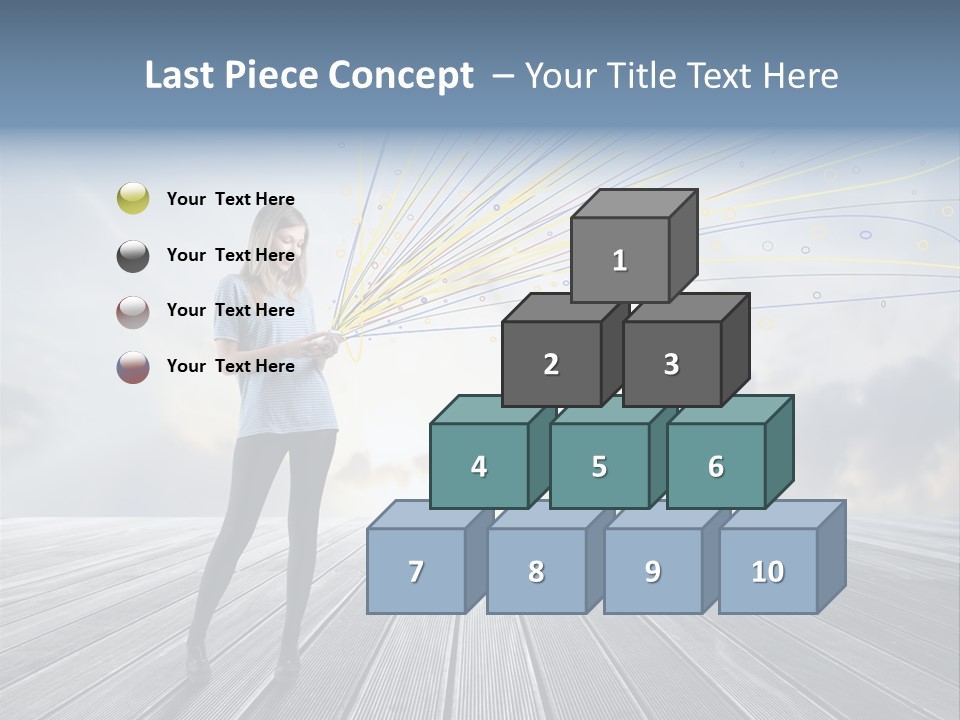 Teen Play Telephone PowerPoint Template