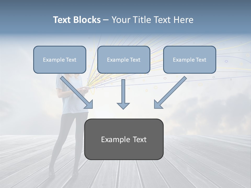 Teen Play Telephone PowerPoint Template