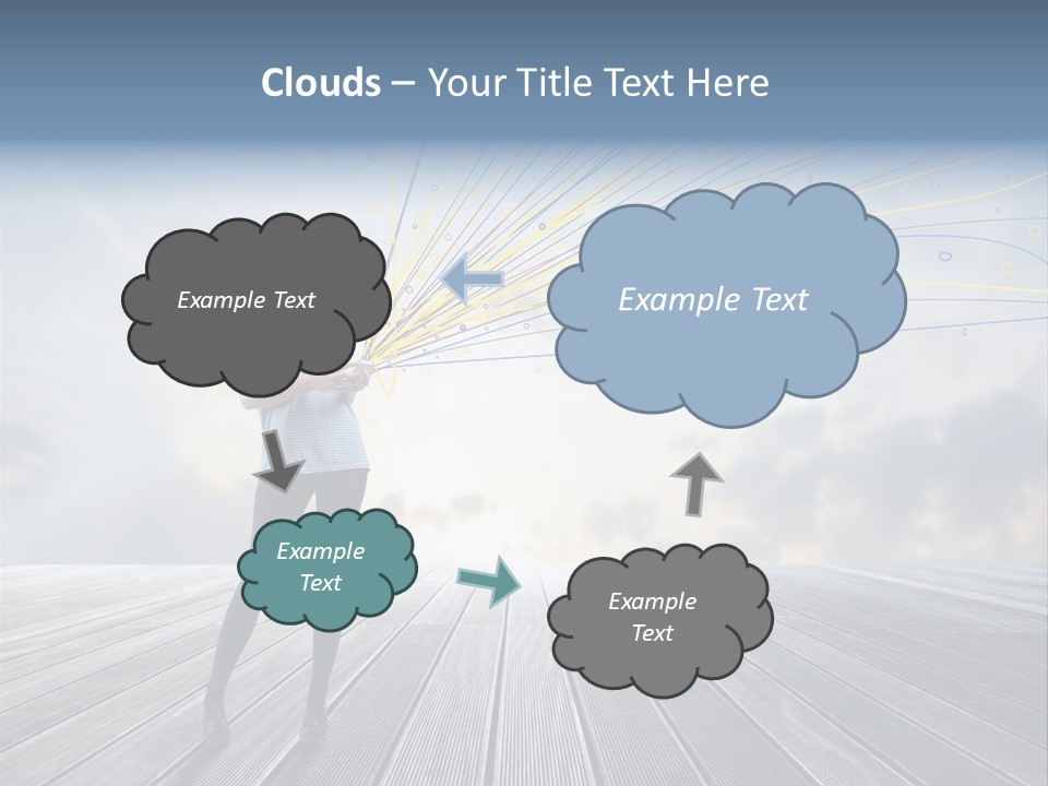 Teen Play Telephone PowerPoint Template