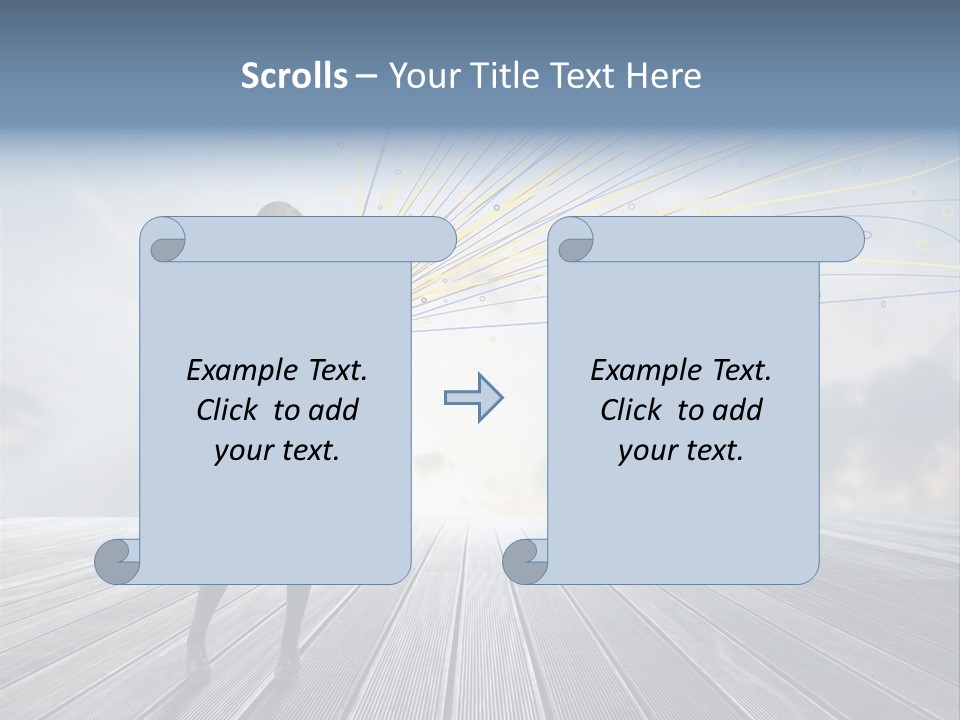 Teen Play Telephone PowerPoint Template