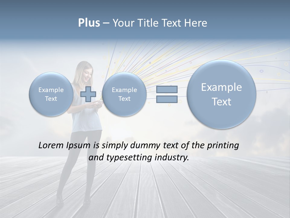 Teen Play Telephone PowerPoint Template