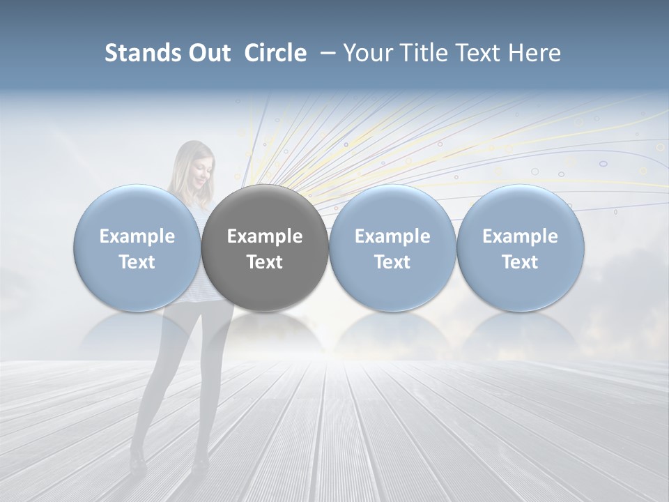 Teen Play Telephone PowerPoint Template