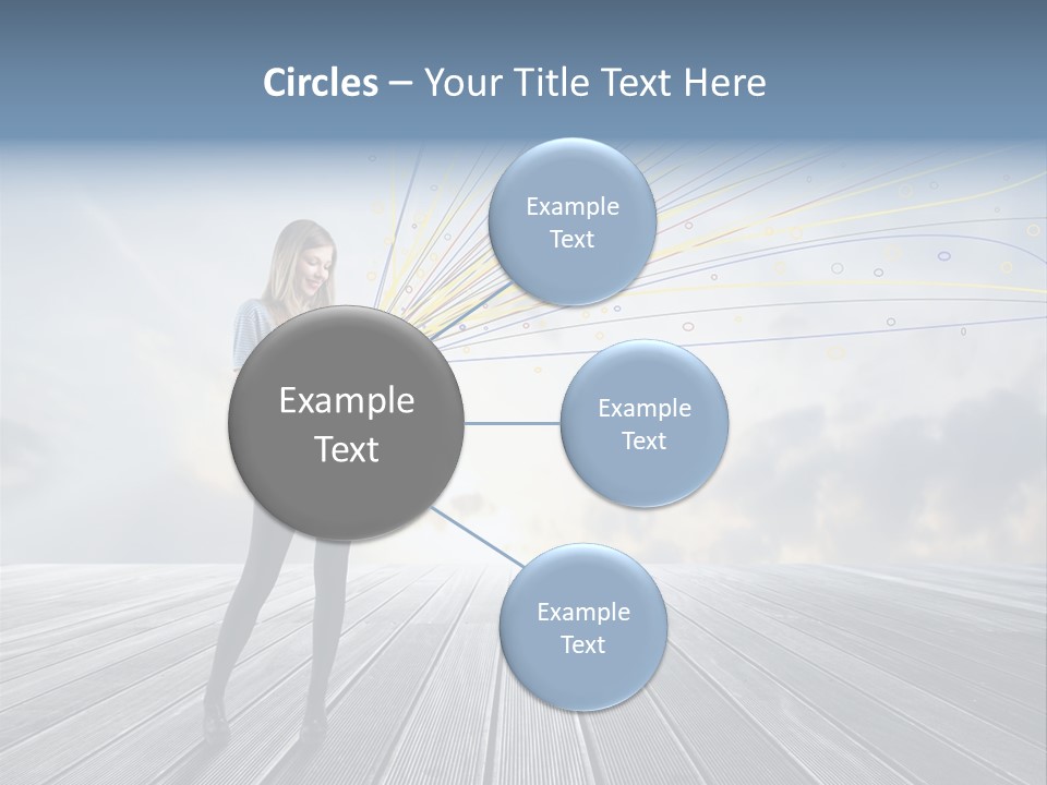 Teen Play Telephone PowerPoint Template