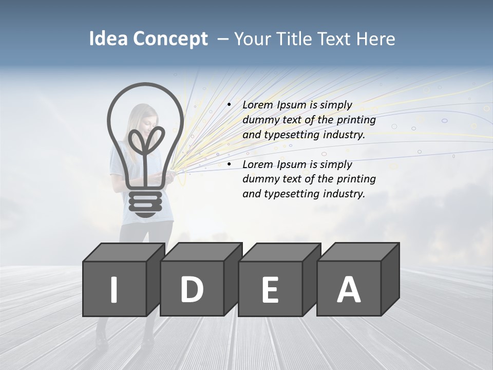 Teen Play Telephone PowerPoint Template