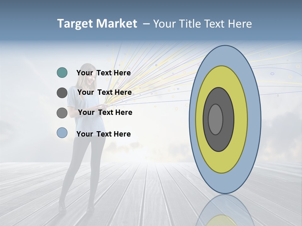 Teen Play Telephone PowerPoint Template