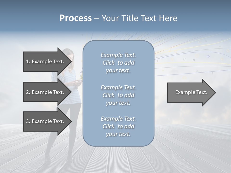Teen Play Telephone PowerPoint Template