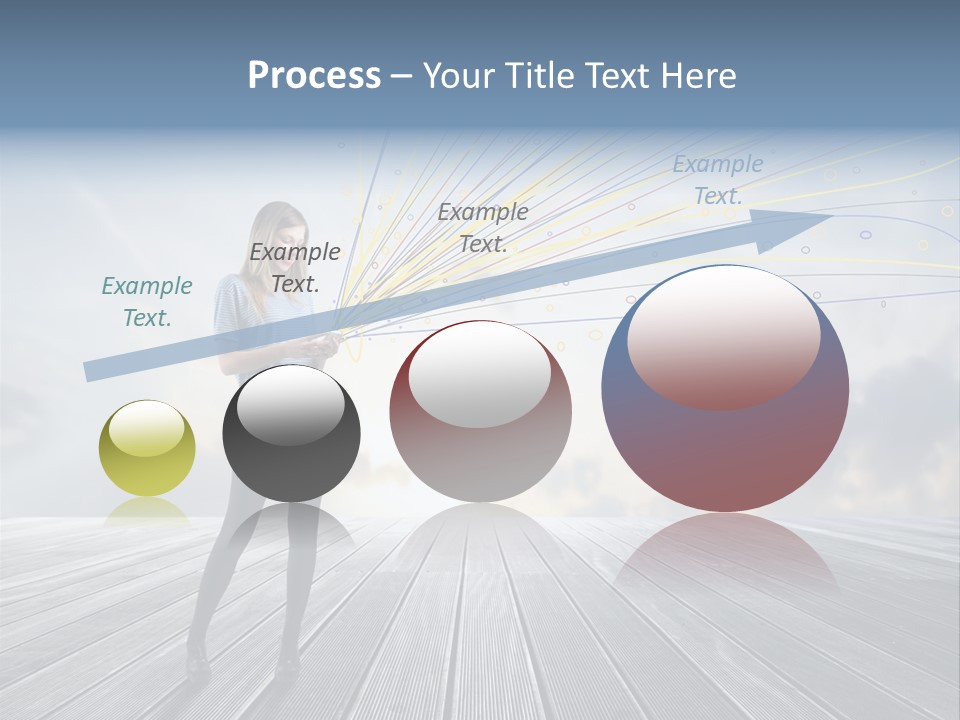 Teen Play Telephone PowerPoint Template