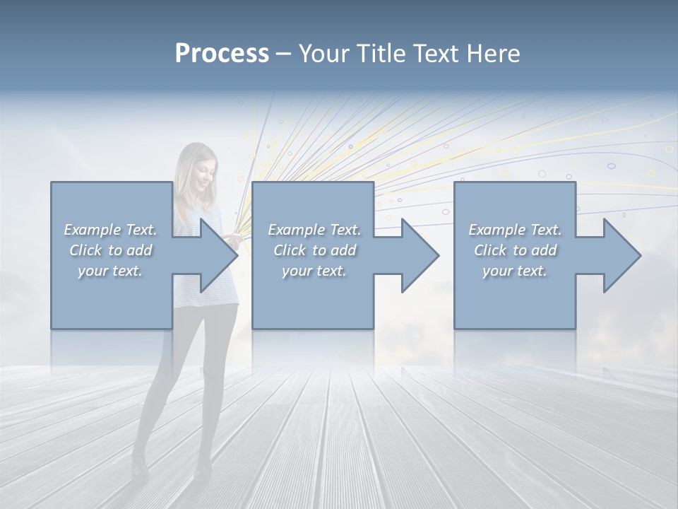 Teen Play Telephone PowerPoint Template