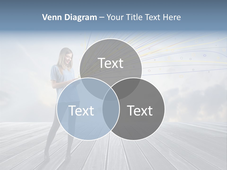 Teen Play Telephone PowerPoint Template