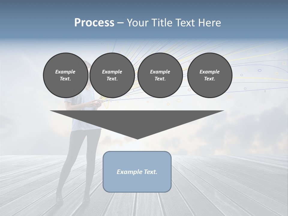 Teen Play Telephone PowerPoint Template