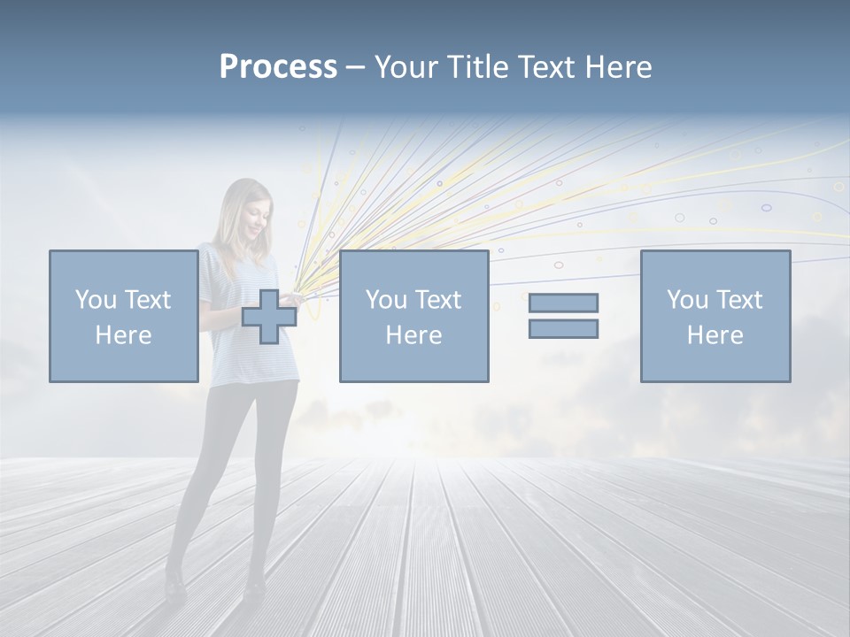 Teen Play Telephone PowerPoint Template