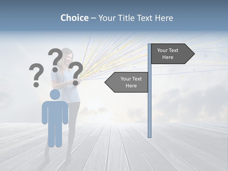 Teen Play Telephone PowerPoint Template