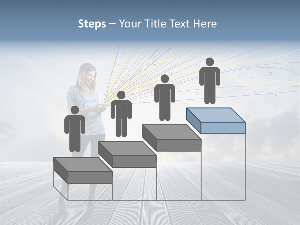 Teen Play Telephone PowerPoint Template