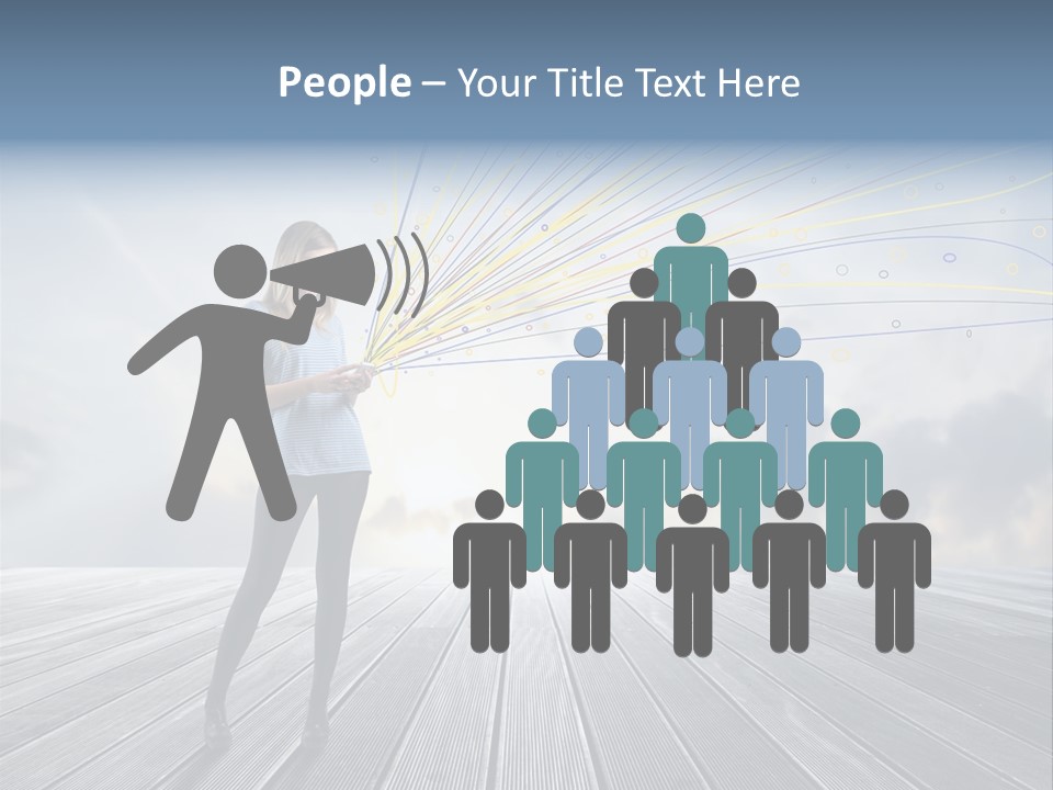 Teen Play Telephone PowerPoint Template