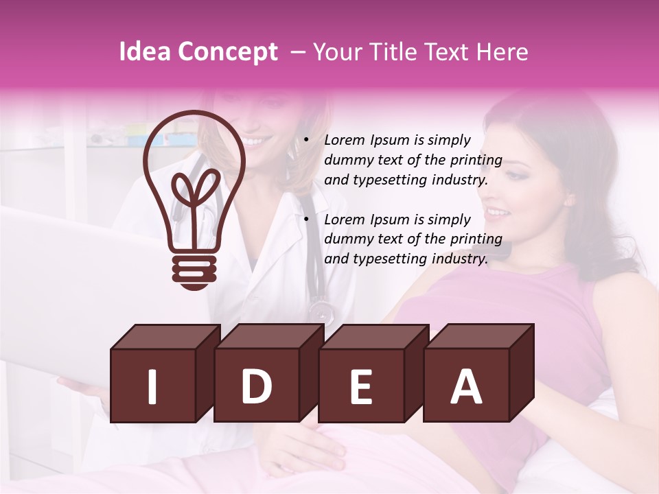 Medicine Caucasian Young PowerPoint Template