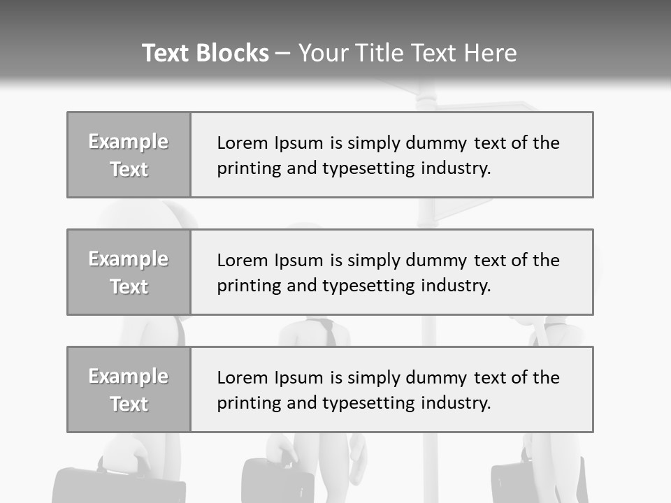 Thinking Success Problem PowerPoint Template