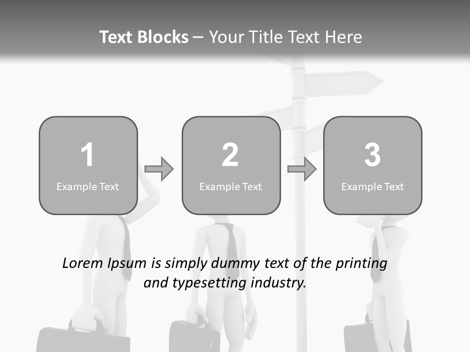 Thinking Success Problem PowerPoint Template