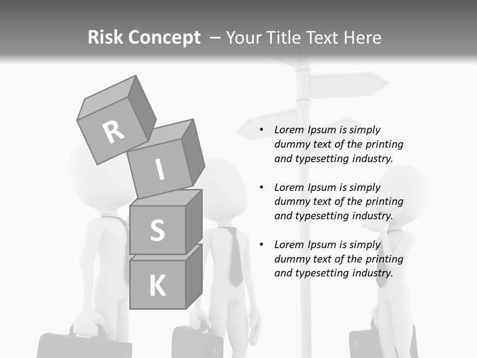 Thinking Success Problem PowerPoint Template