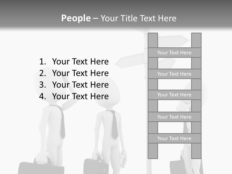 Thinking Success Problem PowerPoint Template