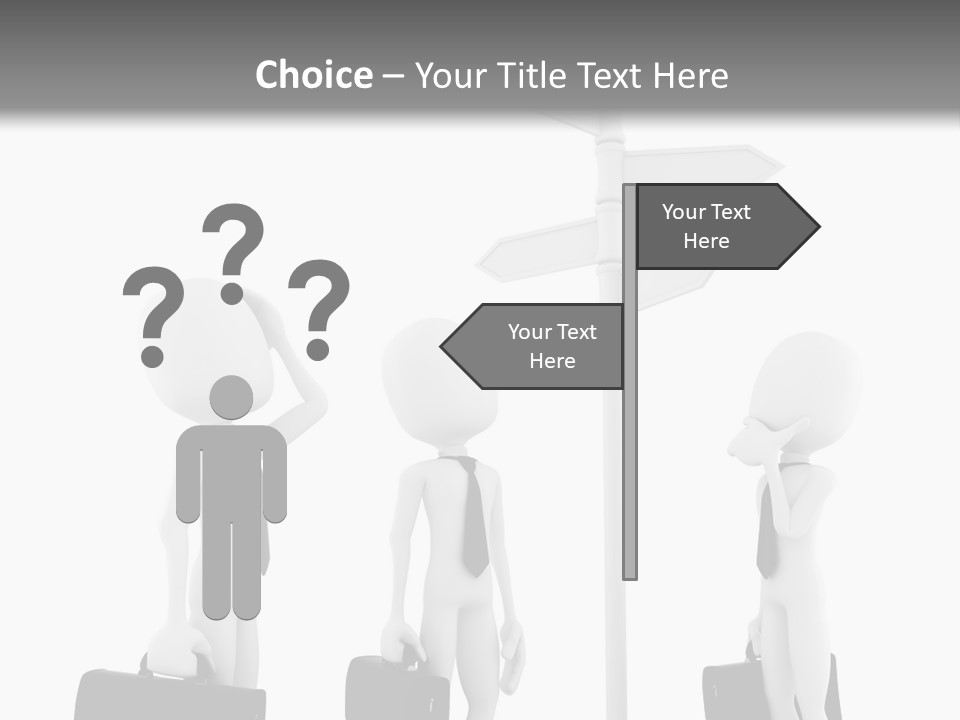 Thinking Success Problem PowerPoint Template