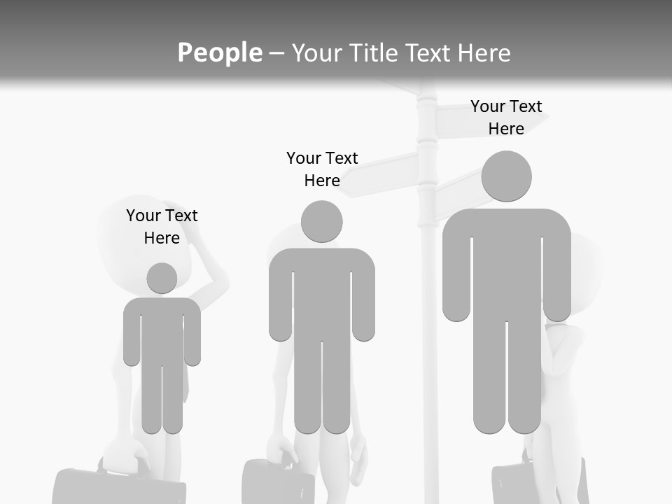 Thinking Success Problem PowerPoint Template