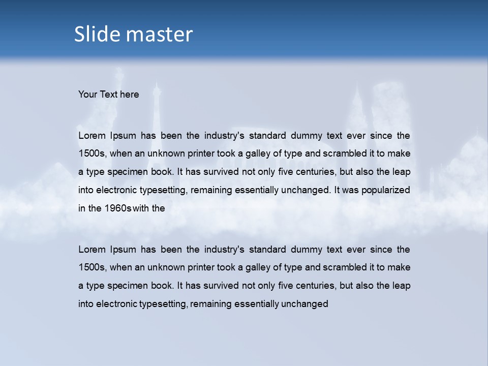 Summer Boeing Usa PowerPoint Template