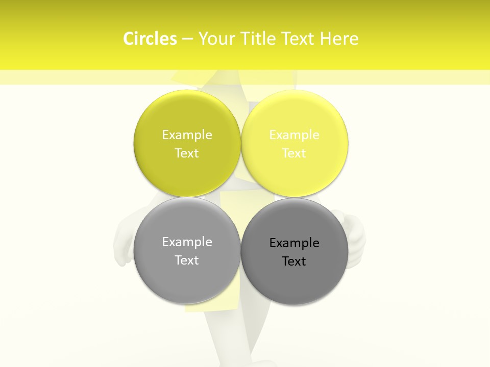 Message Memory Yellow PowerPoint Template