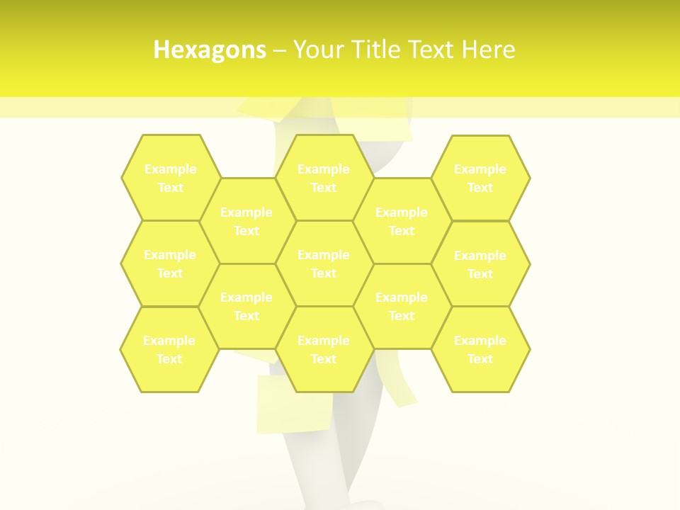 Message Memory Yellow PowerPoint Template